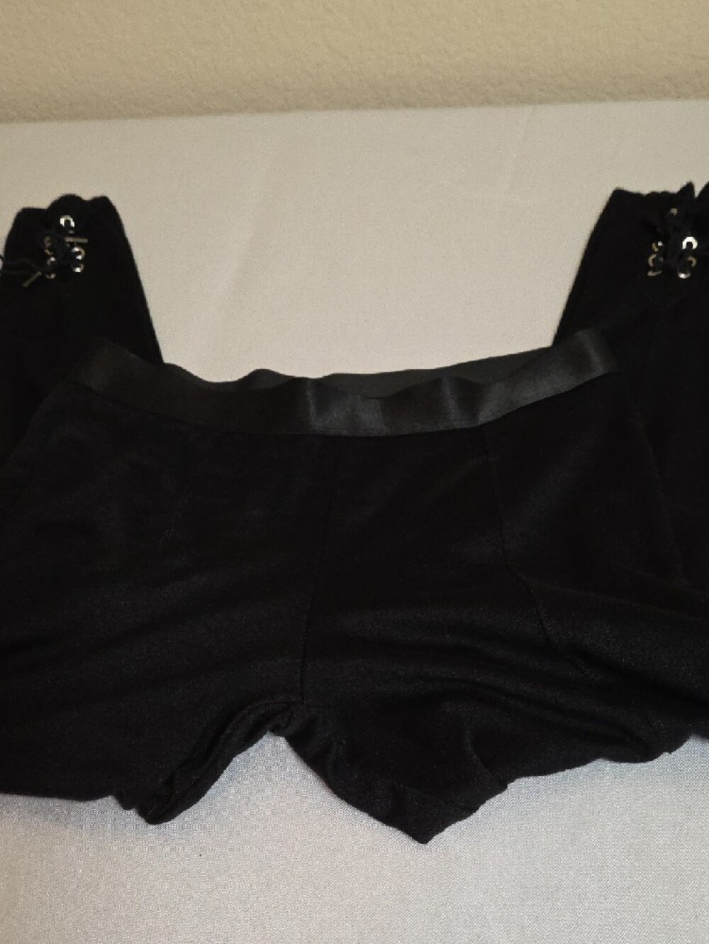 FP Movement by Free People Black Ponte Leggings with Lace-Up Ankle - Picture 3 of 8